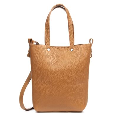 Sac à bandoulière Italia pour femme en cuir véritable Dollaro - Cuir