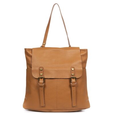 Women's backpack bag. Genuine leather Dollaro - Leather