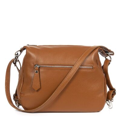 Abruzzi Women's Shoulder Bag. Genuine Leather Dollaro - Leather