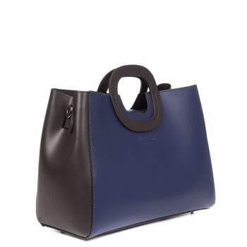 Sac fourre-tout Adrano pour femme. Cuir véritable robuste 7