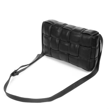 Sac à bandoulière Aglientu pour femme. Cuir Sauvage Véritable Rembourré. 8