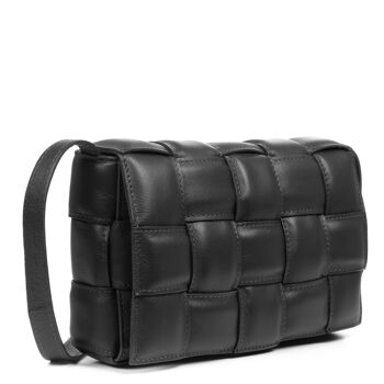 Sac à bandoulière Aglientu pour femme. Cuir Sauvage Véritable Rembourré. 2