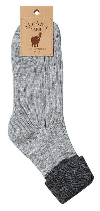 Lot de 2 paires de chaussettes en laine | messieurs | dames | 35/38, 39/42, 43/46 2