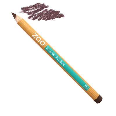 ZAO Pencil 553 Brown organic and vegan