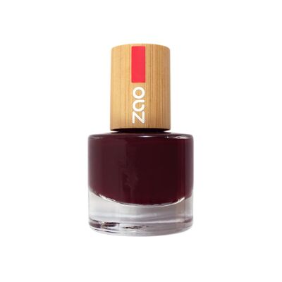 ZAO Nail polish 659 Black cherry organic and vegan