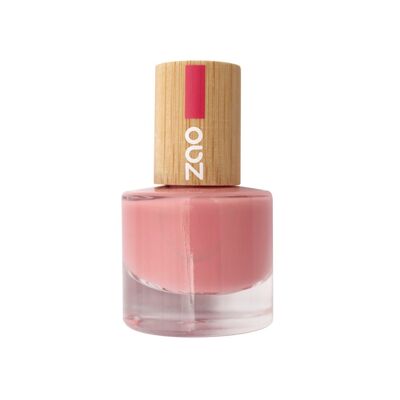 ZAO Nail polish : 677 La vie en rose organic and vegan