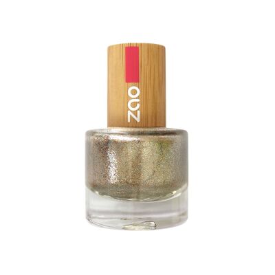 ZAO Nail polish : 678 Iced brown organic and vegan