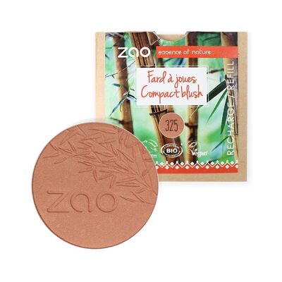 ZAO Refill Compact blush 325 Golden coral  organic and vegan