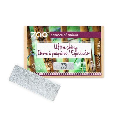 ZAO Refill rectangle Eye shadow 279 Grey diamond  organic and vegan