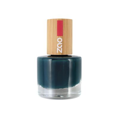 ZAO Tester Nail polishs : 666 Blue duck organic and vegan