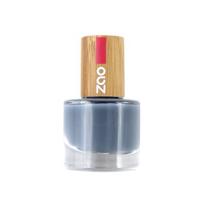 ZAO Tester Nail polish : 670 Blue grey organic and vegan