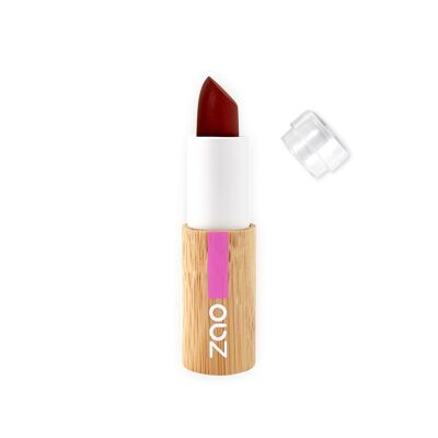 ZAO Tester Cocoon lipstick Bamboo 413 Bordeaux  organic and vegan