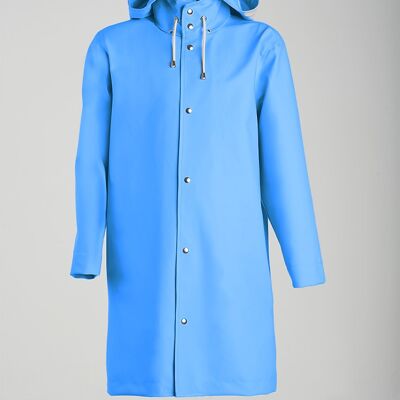 Linear Raincoat - Azzurro