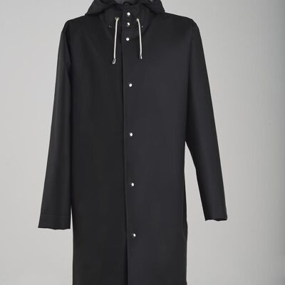 Linear Raincoat - Nero