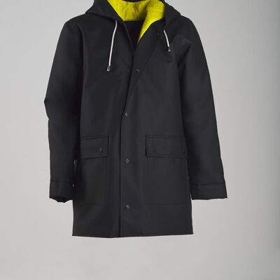 FISHER BOMB RAINCOAT - Nero & Giallo