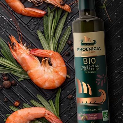 PHOENICIA HERITAGE Organic Extra Virgin Olive Oil Medium Green Fruity