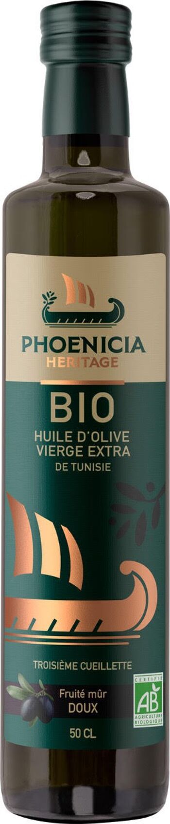 PHOENICIA HERITAGE Huile d’olive vierge Extra Biologique Fruité mûr doux 2