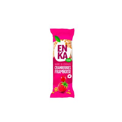 ENKA cranberry and raspberry cereal bar 45gr x20pcs