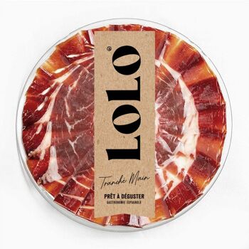 Jambon Ibérique de Cebo de Campo 50% Race Ibérique - Assiette - Coupé à la Main - 80g - LOLO 1