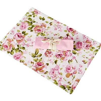 Col. Flowers: Table runner set + 2 services