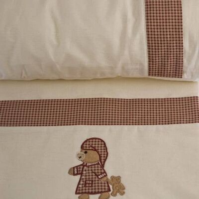 Duvet cover Teddy Bear Beige cradle