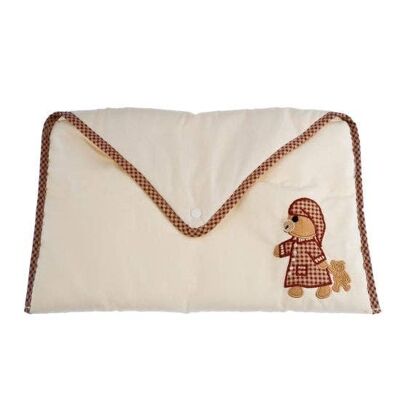 Borsa da toilette Teddy beige