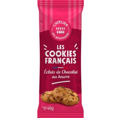 Biscotti francesi pepite di cioccolato al burro bustina fresca 2pz 40grs - L'ATELIER DES GOURMANDS