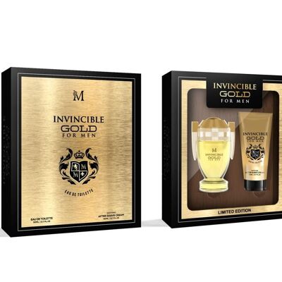 PERFUME SET 50ML INVINCIBLE GOLD FOR MEN M5213