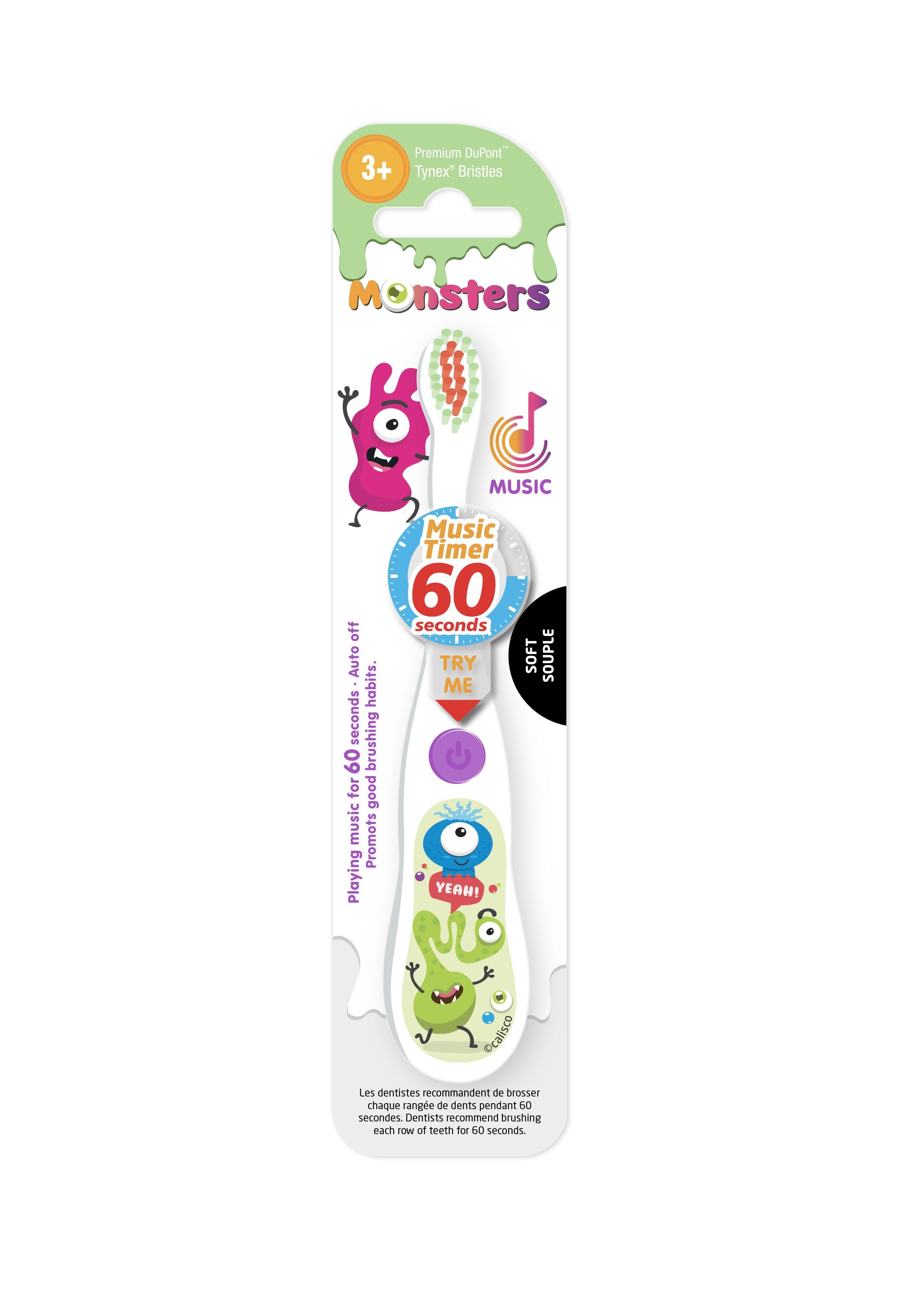 Musical toothbrush store timer