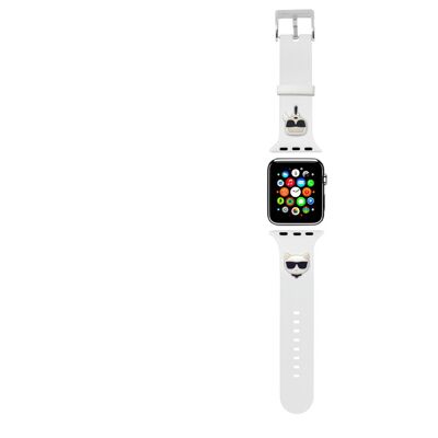 Bracelet Karl Lagerfeld pour Apple Watch 38/40/41mm - Blanc