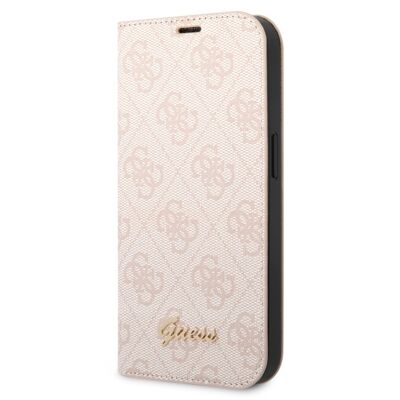 Etui Folio Guess 4G pour iPhone 14 Pro - Rose