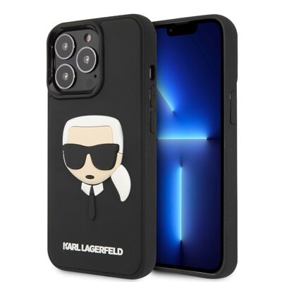 Coque Karl Lagerfeld 3D Rubber Karl's Head pour iPhone 14 Pro