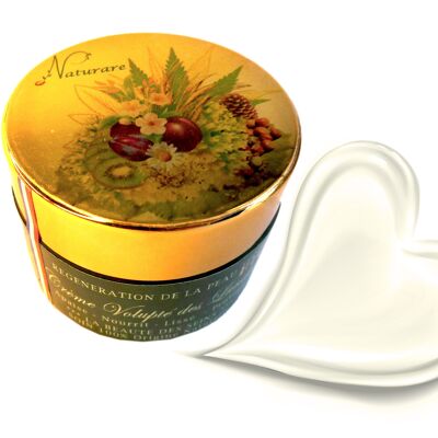 x3 VOLUPTE DES LANDES ORGANIC 100% Natural - Regeneración de la piel - Crema de belleza hidratante antiedad para los senos - 90mL