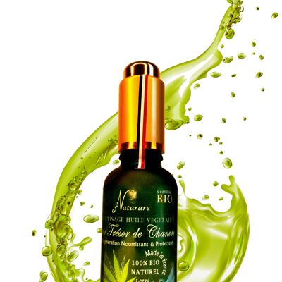 x4 SCHATZ VON BIO-HANF – Elixir Nutrition Serum Pflanzenöl Gesicht, Körper, Haare und Lebensmittel – 60 oder 120 ml