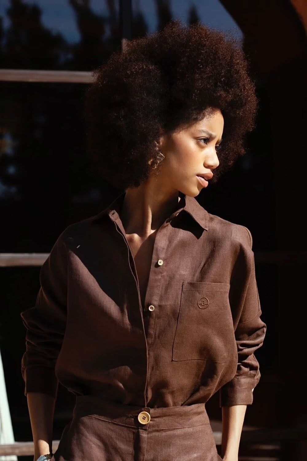 Chocolate Lina Shirt