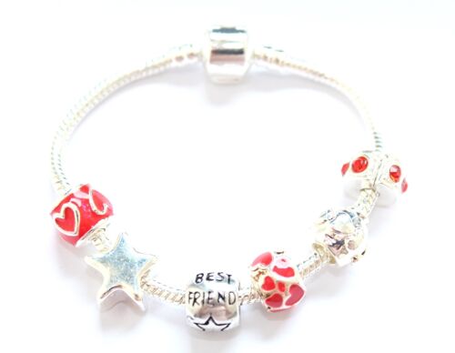 Children's Best Friend 'You Are a Star' Silver Plated Charm Bead Bracelet