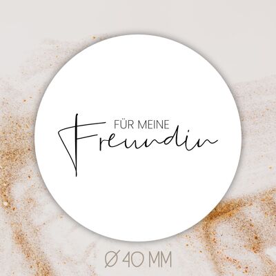 FÜR MEINE Freundin [Ø 4cm]