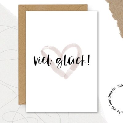 good luck card