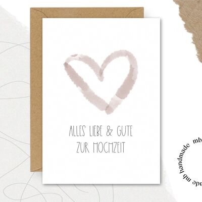 Card HAPPY WEDDINGS & HAPPY WEDDINGS