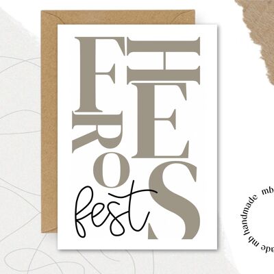 card MERRY fest