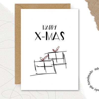 Card HAPPY X-MAS