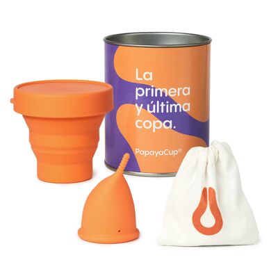 menstrual cup with sterilizer