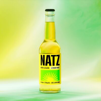NATZ - Cerveza ligera de limón fresco (5% vol)