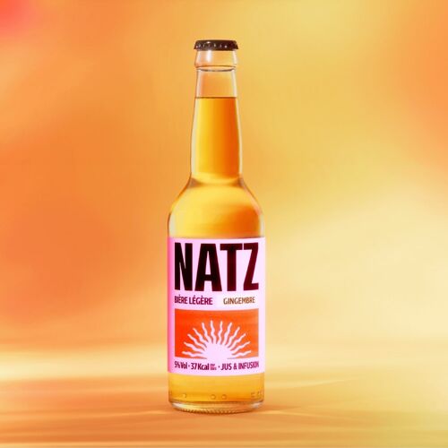 Natz - Bière légère Gingembre (5% vol)