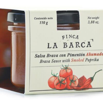 Salsa Brava con Pimentón Ahumado " Finca La Barca" 110G