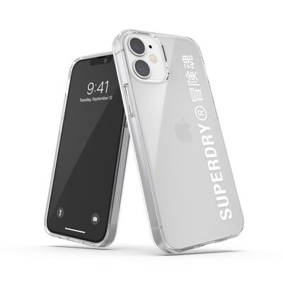 Coque Superdry Snap Case Clear pour iPhone 12 Mini - Transparente