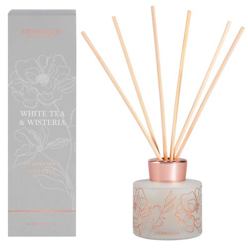 Day Flower - White Tea & Wisteria - Reed Diffuser