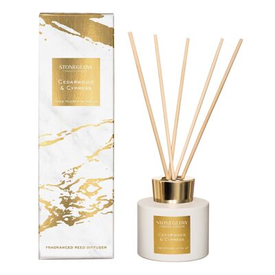 Luna - Cedarwood & Cypress - Reed Diffuser