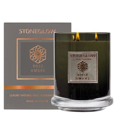 Metallique - Rose Ambre - Multi Wick Candle