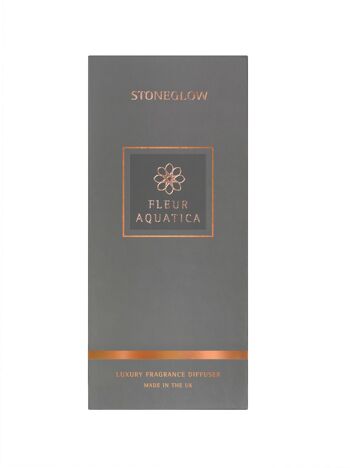 Métallique - Fleur Aquatica - Diffuseur d'Ambiance 200ml 2